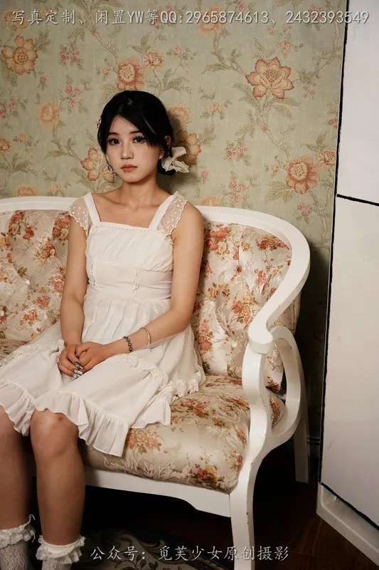 [觅芙少女] NO.214 薇薇-夏日初恋感小白裙 - 觅芙少女